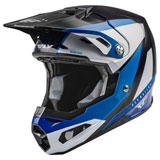 Fly Racing Formula Carbon Prime Helmet Blue/White/Blue Carbon