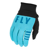 Fly Racing Girl's Youth F-16 Gloves Aqua/Dark Teal/Black