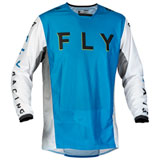 Fly Racing Kinetic Mesh Kore Jersey Blue/White/Hi-Vis