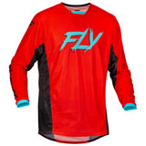 Fly Racing Kinetic Mesh Rave Jersey Red/Black/Mint