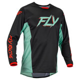 Fly Racing Kinetic S.E. Rave Jersey Black/Mint/Red
