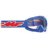 FMF PowerBomb Goggle Rocket Blue Frame/Clear Lens