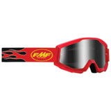 FMF PowerCore Sand Goggle Flame Red Frame/Smoke Lens