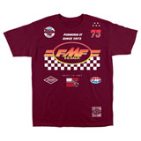 FMF Sponsored T-Shirt Burgundy