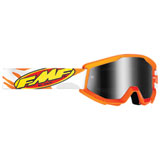 FMF Youth PowerCore Goggle Assault Grey Frame/Silver Mirror Lens