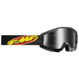 FMF Youth PowerCore Goggle Core Black Frame/Silver Mirror Lens