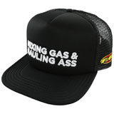 FMF Gass Snapback Trucker Hat Black