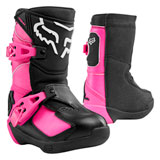 Fox Racing Youth Comp K Boots 2023 Black/Pink