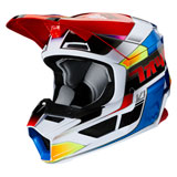 Fox Racing Youth V1 Yorr Helmet Blue/Red