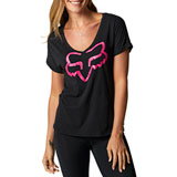 Fox Racing Women's Boundary T-Shirt 2022 Black/Pink