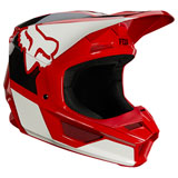 Fox Racing Youth V1 Revn Helmet Flame Red