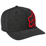 Fox Racing Clouded 2.0 Flexfit Hat Black/Red