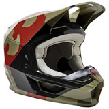 Fox Racing V1 Bnkr MIPS Helmet 2023 Green Camo