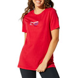 Fox Racing Women's Honda T-Shirt Fluorescent Red
