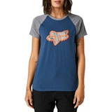 Fox Racing Women's Karrera Raglan T-Shirt Dark Indigo
