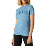 Fox Racing Women's Pinnacle Tech T-Shirt Dusty Blue