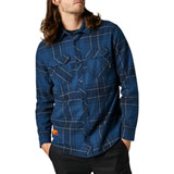 Fox Racing Traildust 2.0 Flannel Shirt Dark Indigo