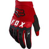 Fox Racing Youth Dirtpaw Gloves Flo Red