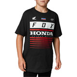Fox Racing Youth Honda T-Shirt 2021 Black
