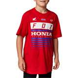 Fox Racing Youth Honda T-Shirt 2021 Flame Red