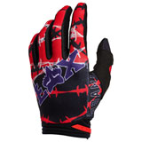 Fox Racing 180 Barbed Wire SE Gloves Flo Red