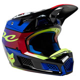 Fox Racing V3 RS Dkay MIPS Helmet Blue/Red