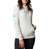 Fox Racing Women's Detonate Hooded Sweatshirt Light Grey