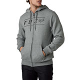Fox Racing Pinnacle Zip-Up Hooded Sweatshirt Heather Graphite