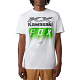Fox Racing X Kawasaki T-Shirt 2023 Optic White