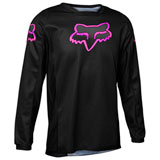Fox Racing Girl's Youth Blackout Jersey 2023 Black/Pink