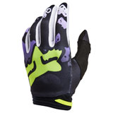 Fox Racing Youth 180 Morphic Gloves Black/Yellow