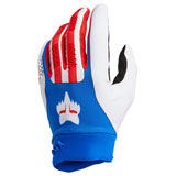 Fox Racing Flexair Unity LE Gloves White/Red/Blue