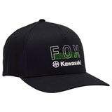 Fox Racing X Kawasaki Flexfit Hat Black