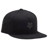 Fox Racing Fox Head Snapback Hat Black/Charcoal