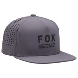 Fox Racing Non Stop Tech Snapback Hat Steel Grey