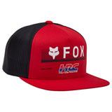 Fox Racing X Honda Snapback Hat Flame Red