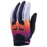 Fox Racing Girl's Youth 180 Flora Gloves Black/Pink