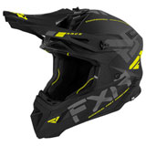 FXR Racing Helium Race Div Helmet 2022 Black/Hi-Viz