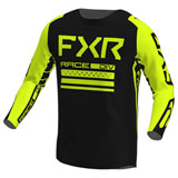 FXR Racing Contender Jersey Black/Hi-Viz