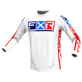 FXR Racing Podium Pro LE Jersey White/Red/Blue