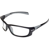 Global Vision Hercules 5 Sunglasses Matte Black Frame/Clear Lens