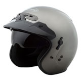GMax GM32 Open Face Helmet Titanium