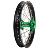 Haan Wheels Complete Rear Wheel Kit with DID Dirtstar STX Wheel Black Rim/Green Hub