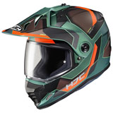 HJC DS-X1 Synergy Helmet Green/Black/Orange