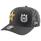 Husqvarna Rockstar Replica Team Curved Snapback Hat Black