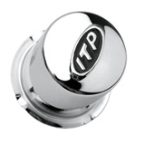 ITP 12" Steel Wheel Caps Chrome