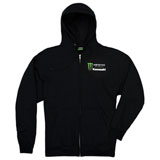 Kawasaki Monster Energy Zip-Up Hooded Sweatshirt Black