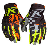 Klim XC Lite Gloves 2022 Digital Chaos Orange