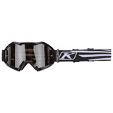 Klim Viper Off-Road Goggle Illusion Black Frame/White Dark Smoke Lens