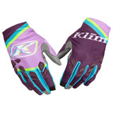 Klim Women's XC Lite Gloves 2022 Shattered Purple